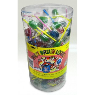 Paint Brush Lollies - 180 Pack